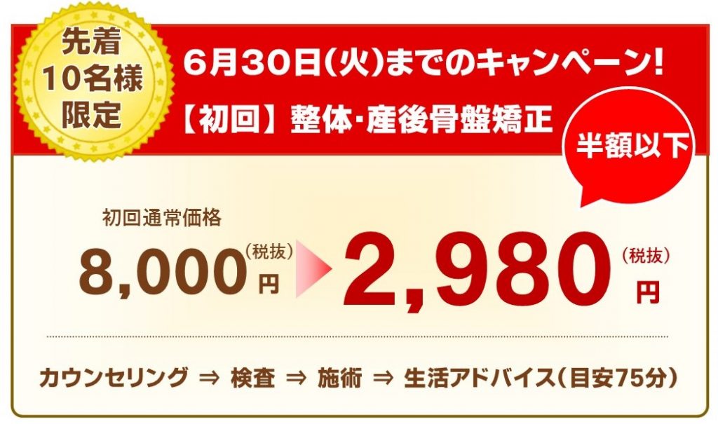 初回キャンペーン